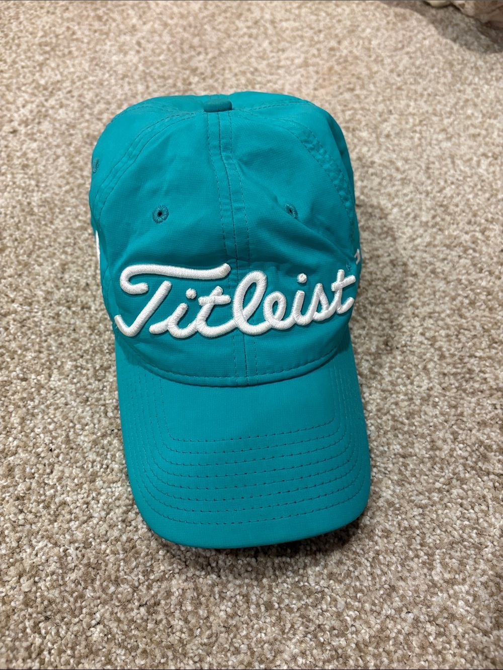 Titleist Women/Mens Teal Script Logo Cap